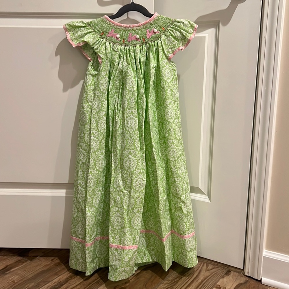 Shrim & Grits size 7 bunny collar dress